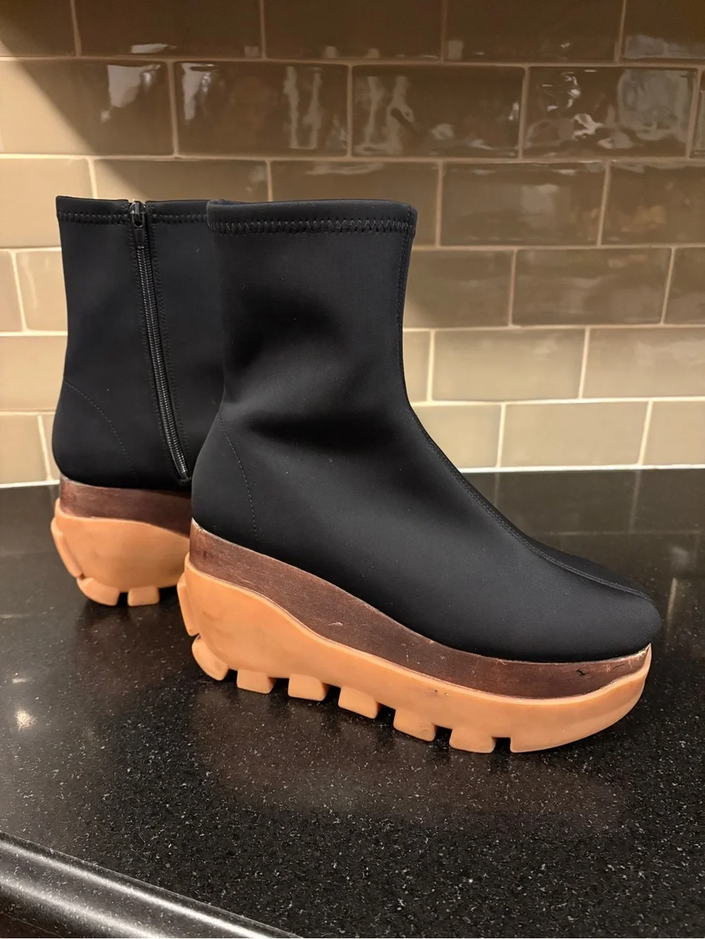 Free People x Jeffrey Campbell Platform Boots $198 Sz 9.5 Whimsy-goth